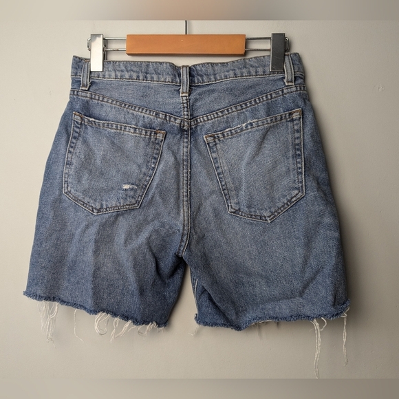 REFORMATION Distrssed Jeans Short Women Size 24 (Run Bigger) Made In USA - Picture 6 of 12